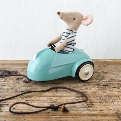 New Maileg Mouse Car - Light Blue