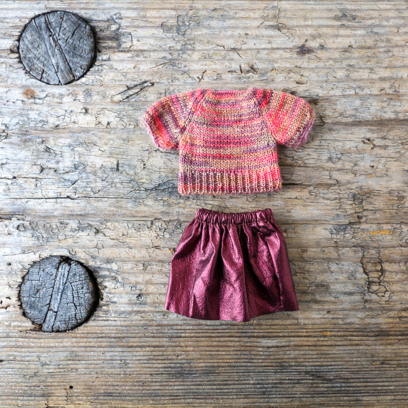 Knitted Blouse & Skirt - Mum Mouse Clothes