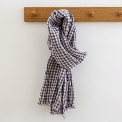 Fringed Linen Scarf - Simone