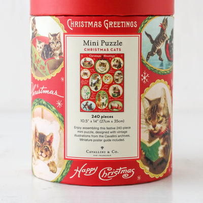 Christmas Cats 240 Piece Mini Puzzle