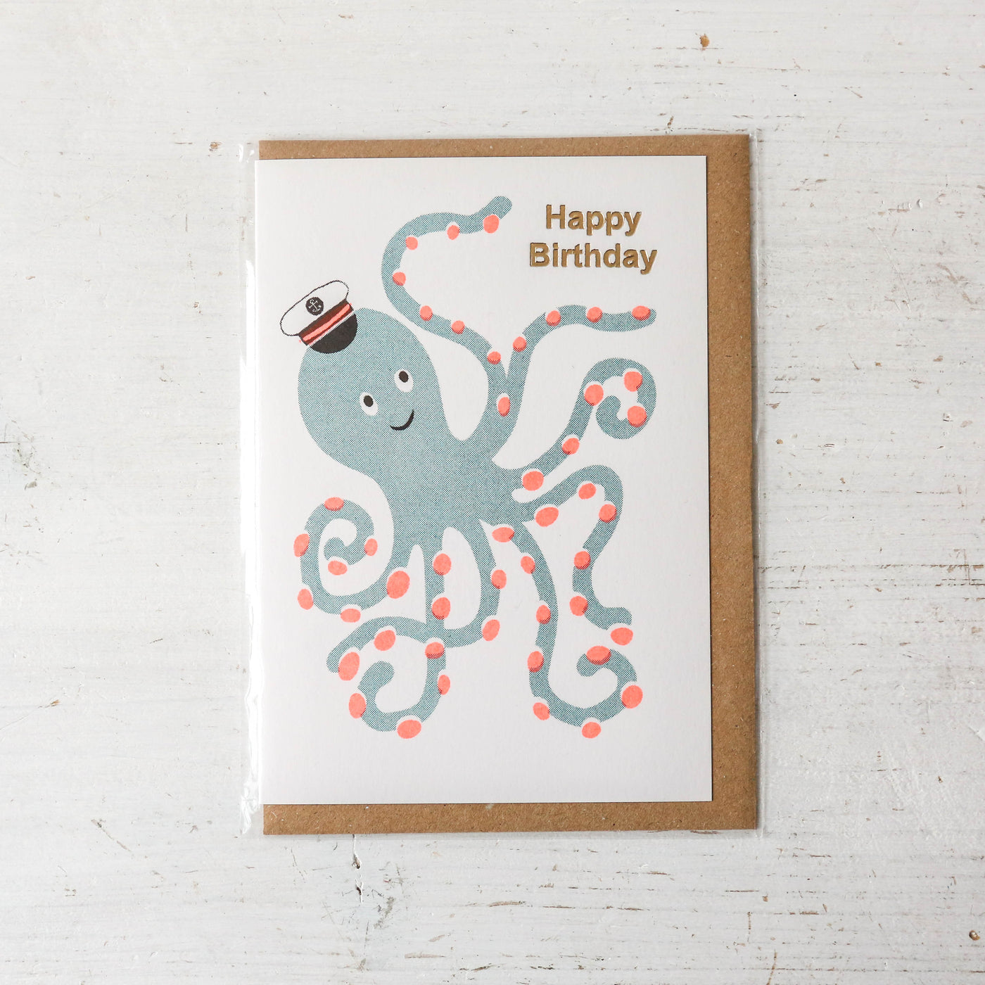 Happy Birthday Octopus Card