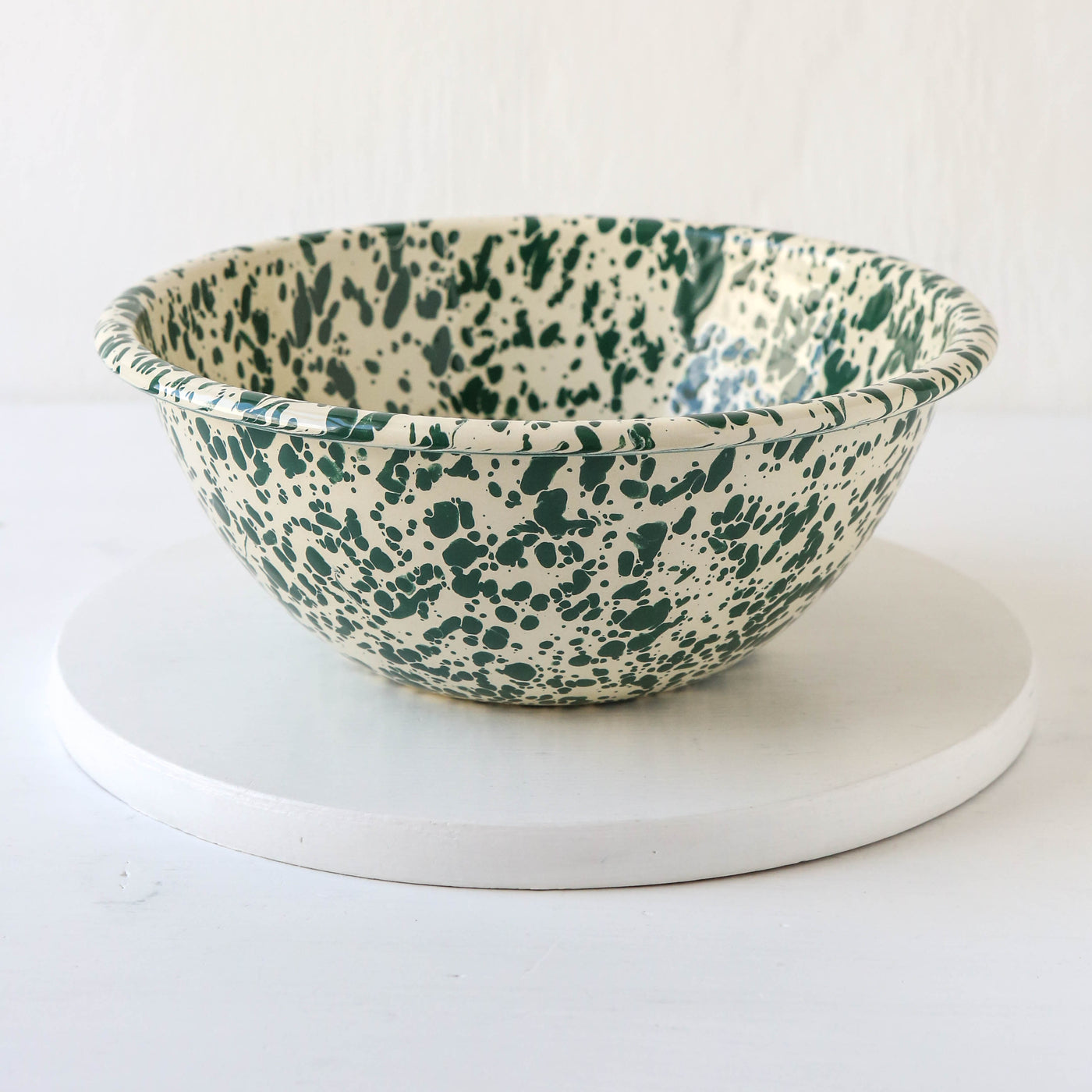 Splatter Enamel Small Serving Bowl