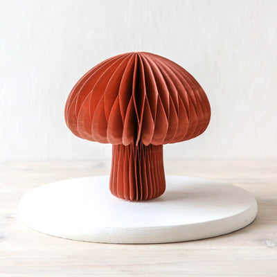 15cm Honeycomb Toadstool - Red