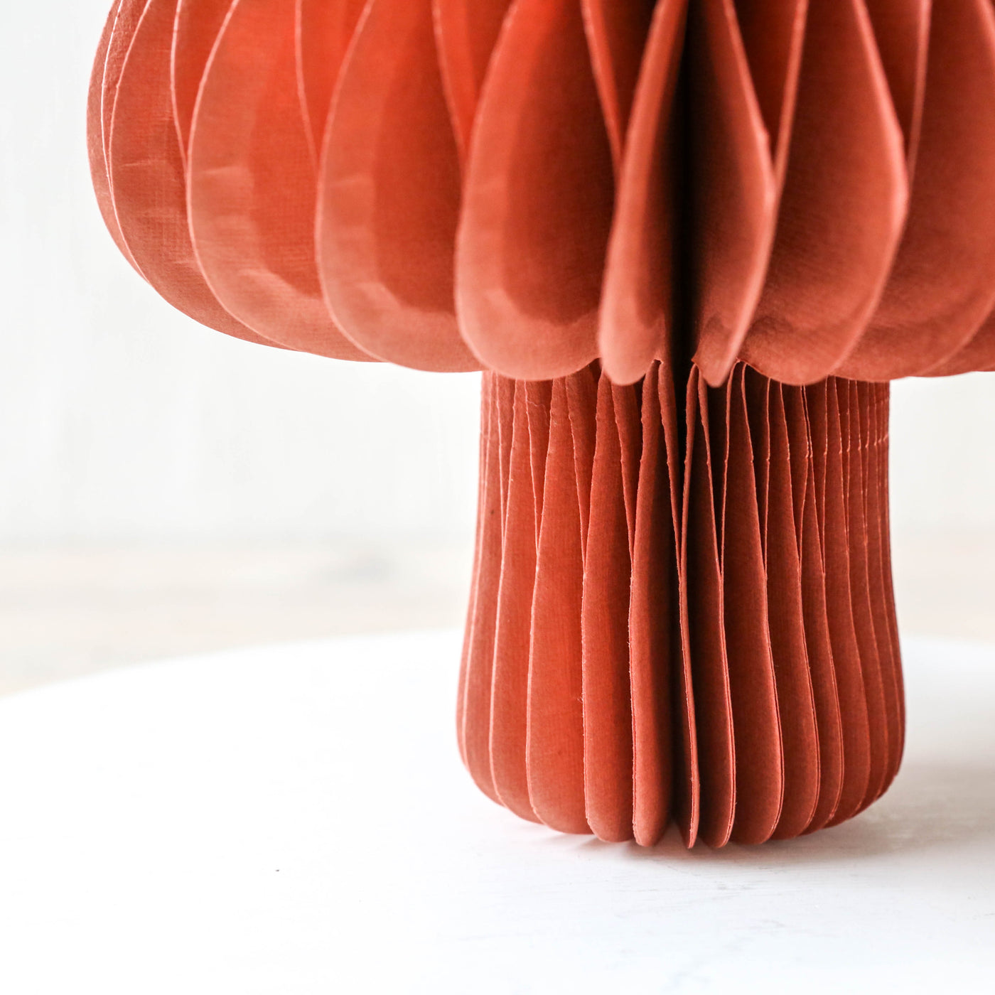 15cm Honeycomb Toadstool - Red