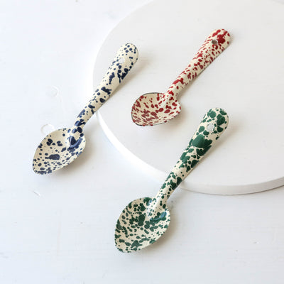 Splatter Enamel Spoon - Small