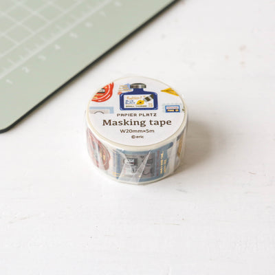 Writing Utensils Gold Foiled Washi Tape - by Eric Small Things