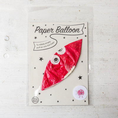 Pink Fish Japanese Paper Balloon