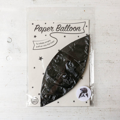 Black Whale Japanese Paper Balloon