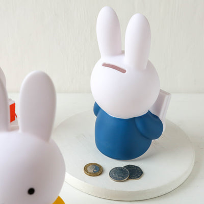 Miffy with Book Money Box - Blue