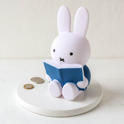 Miffy with Book Money Box - Blue