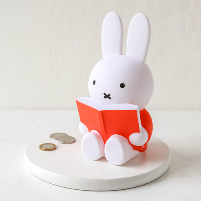Miffy with Book Money Box - Red