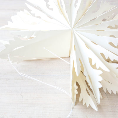 30cm Paper Snowflake Decoration - Classic