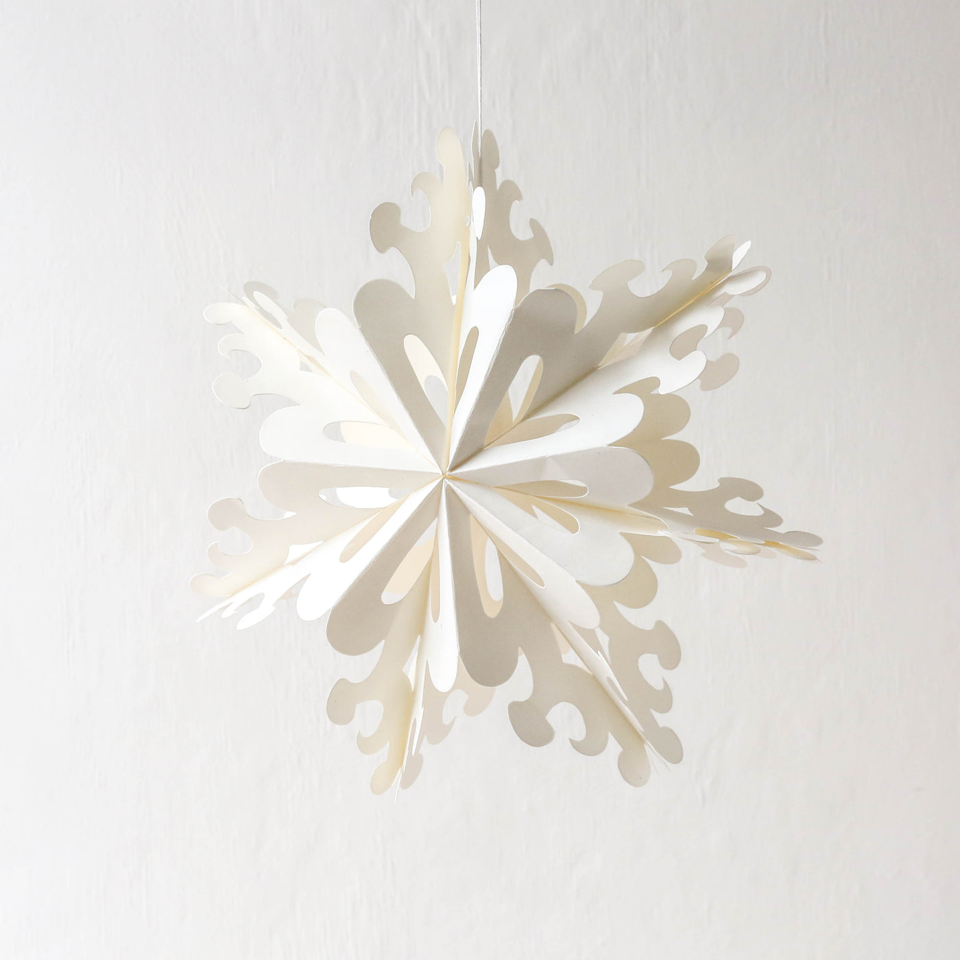 23cm Paper Snowflake Decoration - Heart