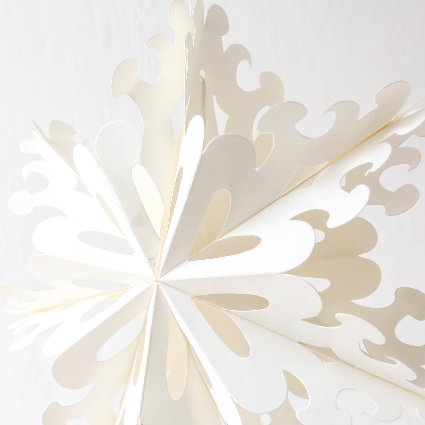 23cm Paper Snowflake Decoration - Heart