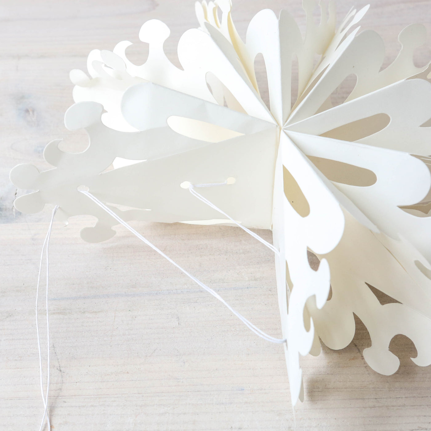 23cm Paper Snowflake Decoration - Heart