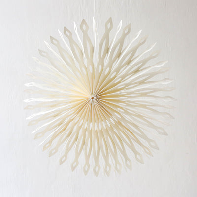 30cm Paper Snowflake Decoration - Fan