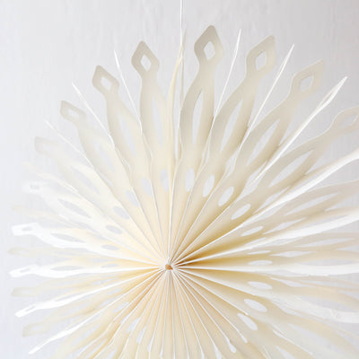 30cm Paper Snowflake Decoration - Fan