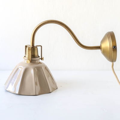 Fluted Metal Wall Lamp 'Margareta'
