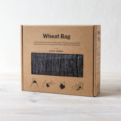 Linen Hot and Cold Wheat Bag - Herring