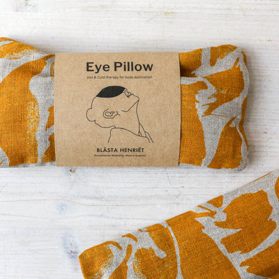 Linen Hot and Cold Eye Pillow - Mustard