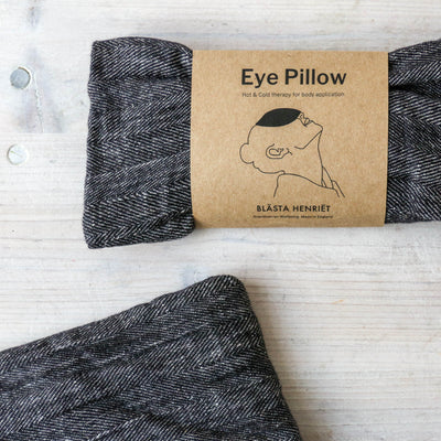 Linen Hot and Cold Eye Pillow - Herring