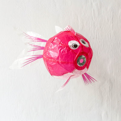 Pink Fish Japanese Paper Balloon