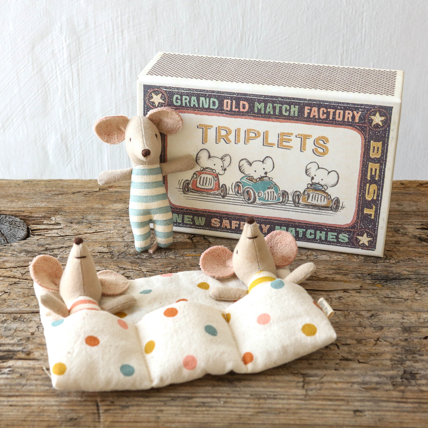 Baby Mice Triplet Toys in Matchbox