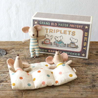 Baby Mice Triplet Toys in Matchbox