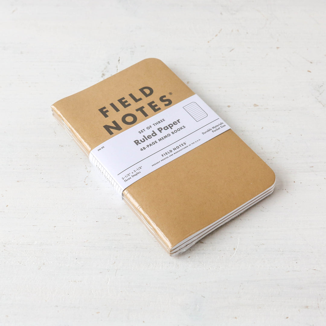 Field Notes 3-Pack - Original Kraft – Berylune