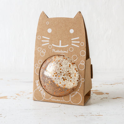 Small 'Balloon' Ball - Copper Glitter Bubble