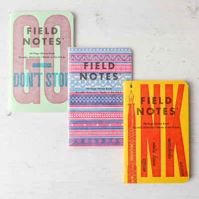 Field Notes 3-Pack - United States of Letterpress
