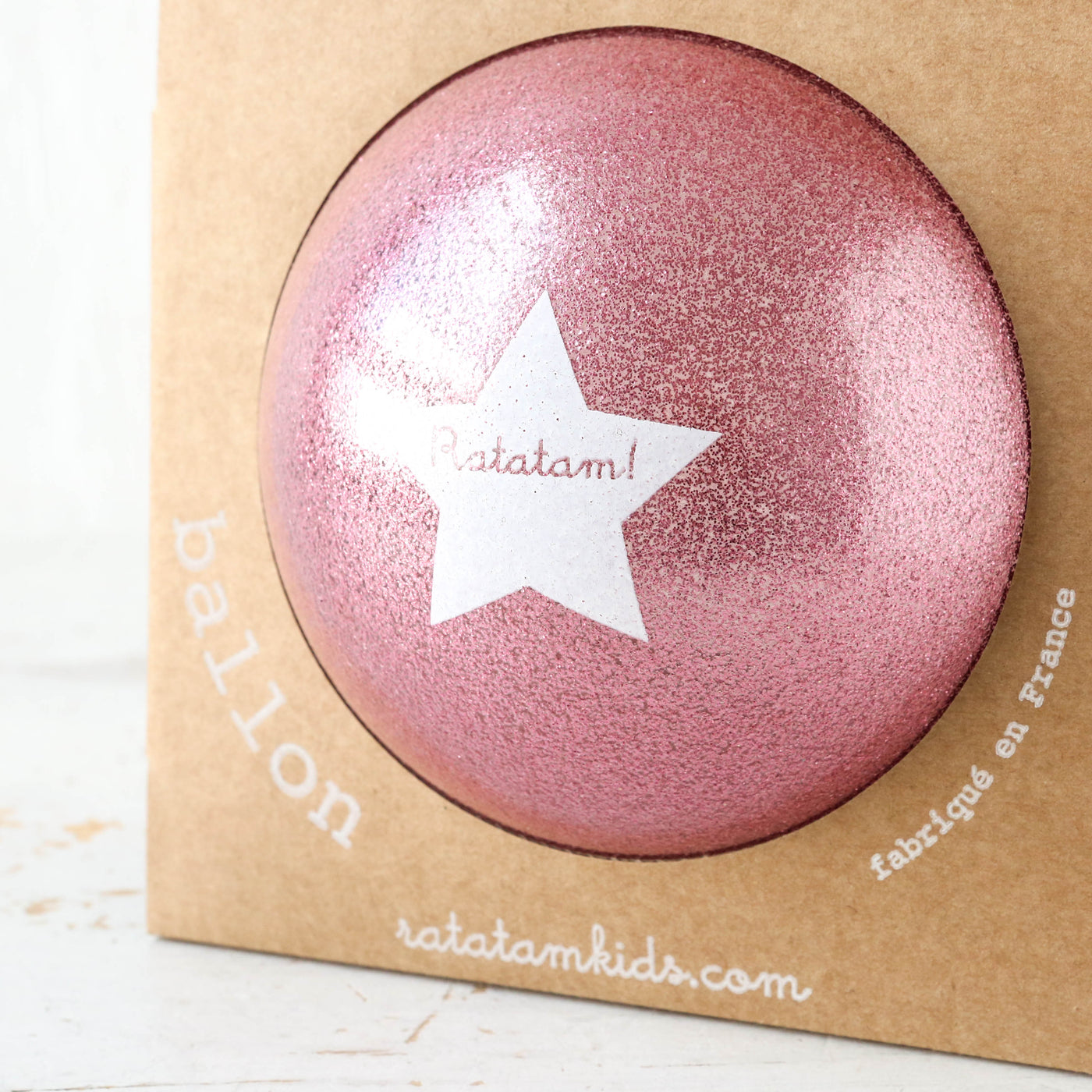 Medium 'Balloon' Ball - Pink Glitter