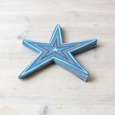 Screen Printed Concertina Star Garland