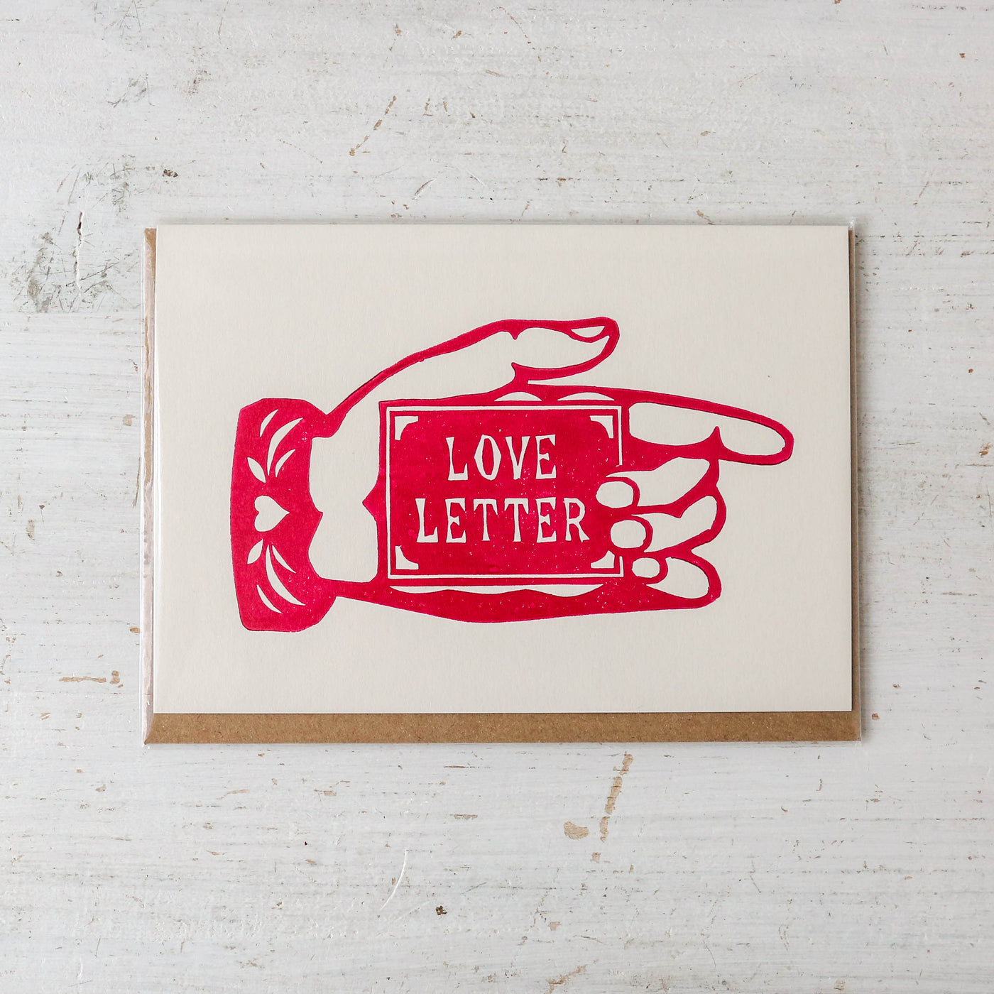 Love Letter Greetings Card