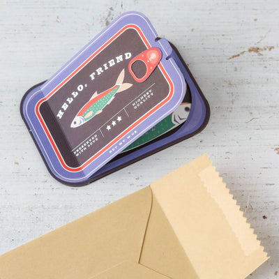 Sardine Friends Pop-Up Card