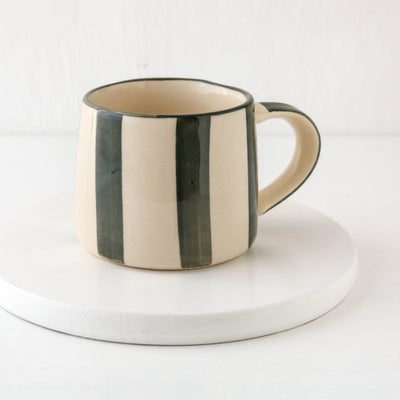 Washed Stripe Koko Mug - Forest