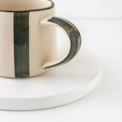 Washed Stripe Koko Mug - Forest
