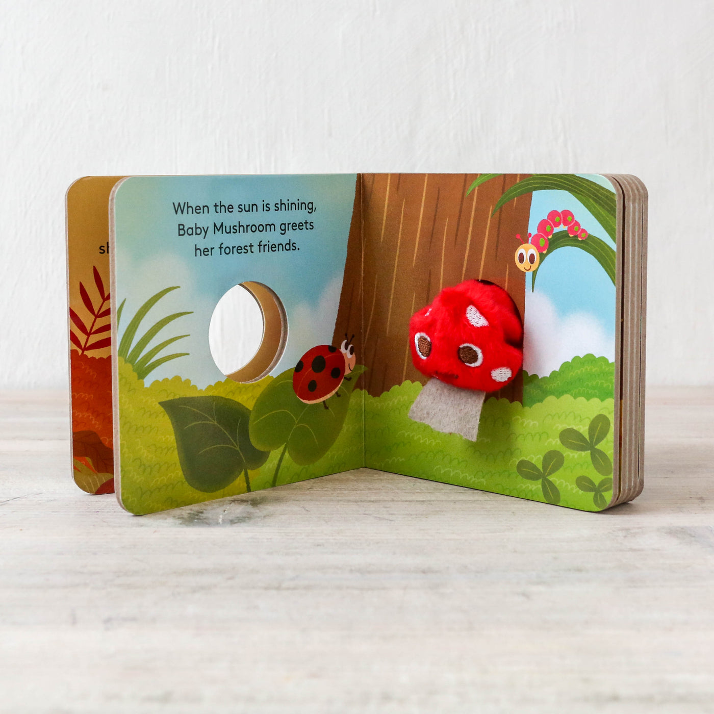 Finger Puppet Board Book - Baby Mushroom