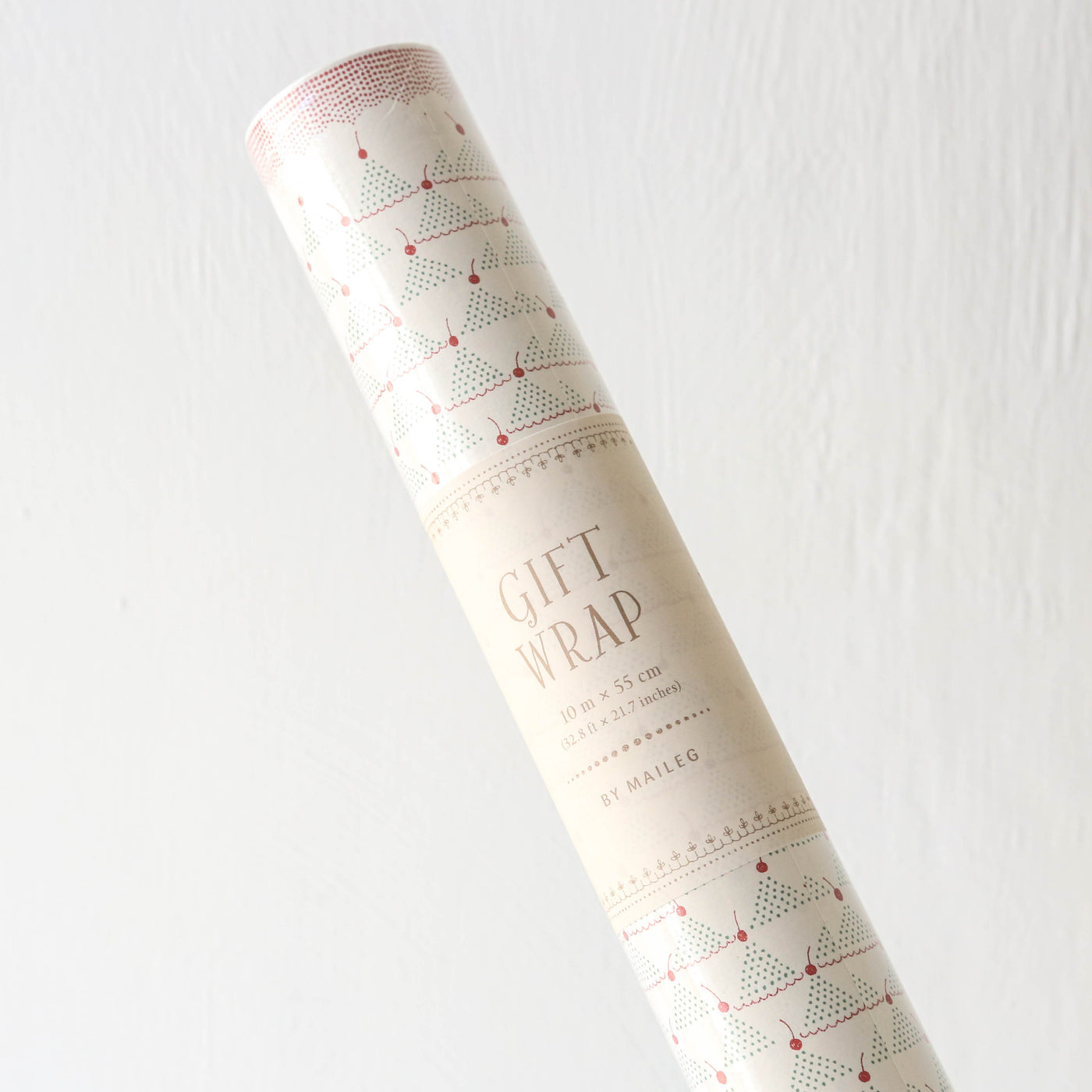 10m Cherry Design Paper Gift Wrap Roll