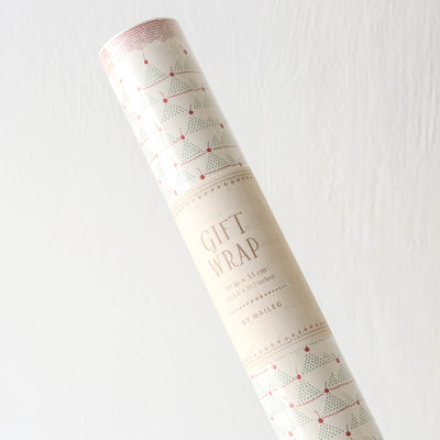 10m Cherry Design Paper Gift Wrap Roll