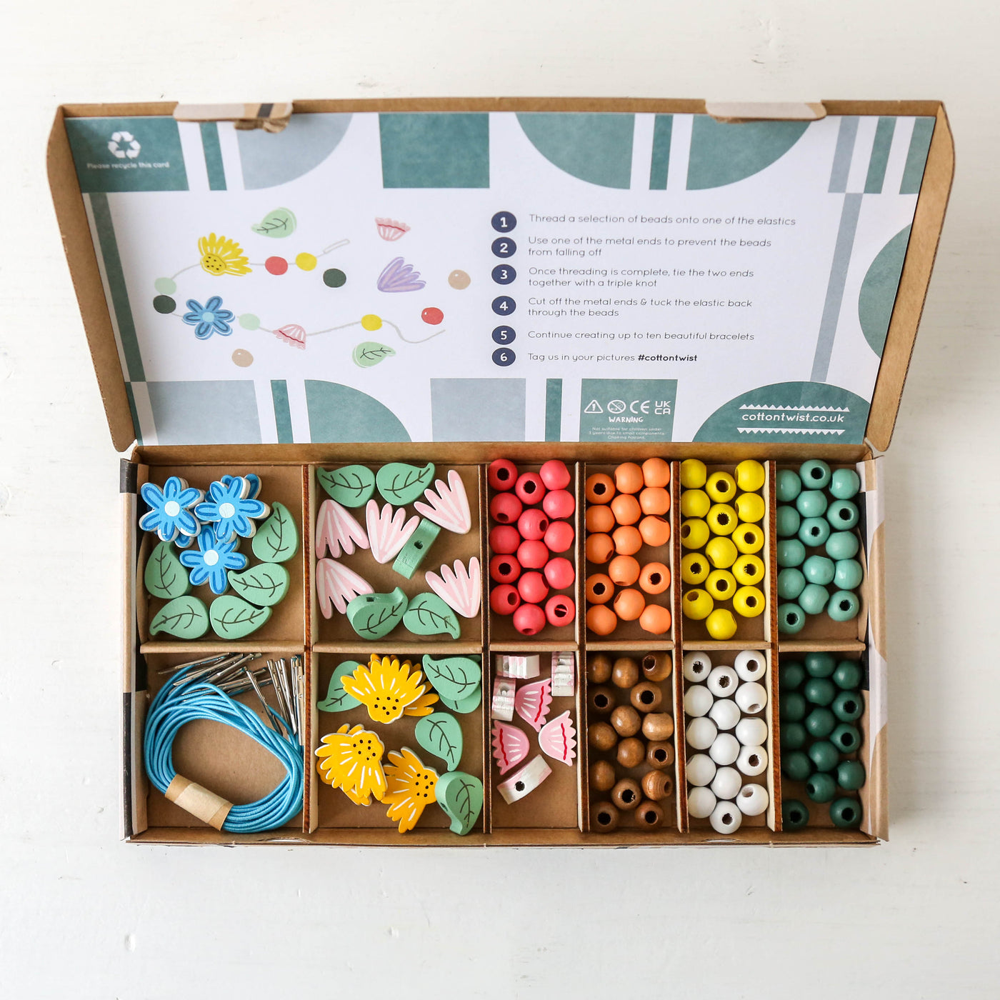 Large Beaded Bracelet Kit - Wildflower