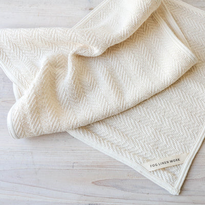 Herringbone Cotton Towel - Medium