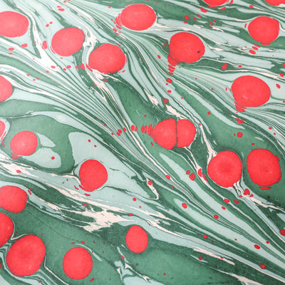 Hand Marbled Wrap - Festive Cosmos
