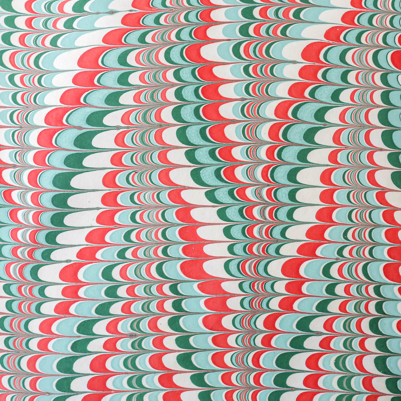 Hand Marbled Wrap - Festive Scallops