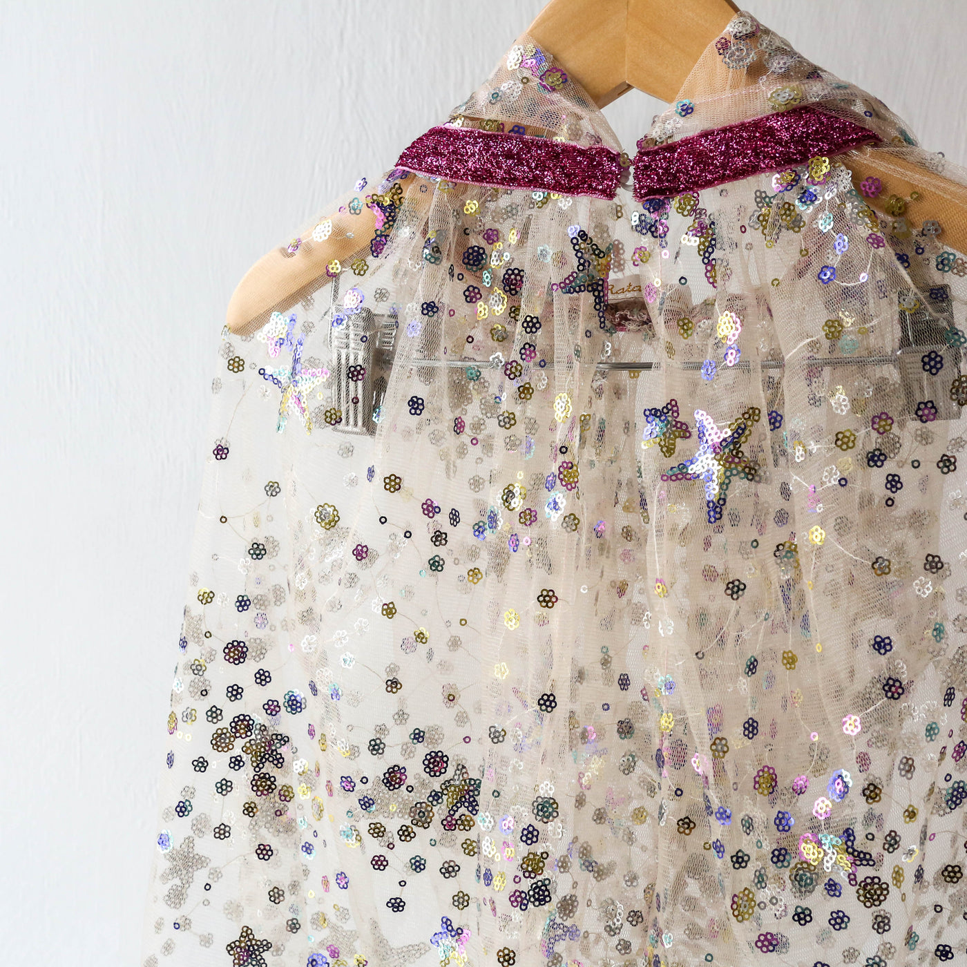 Multicolour Sequin Fairy Dress Up Cape