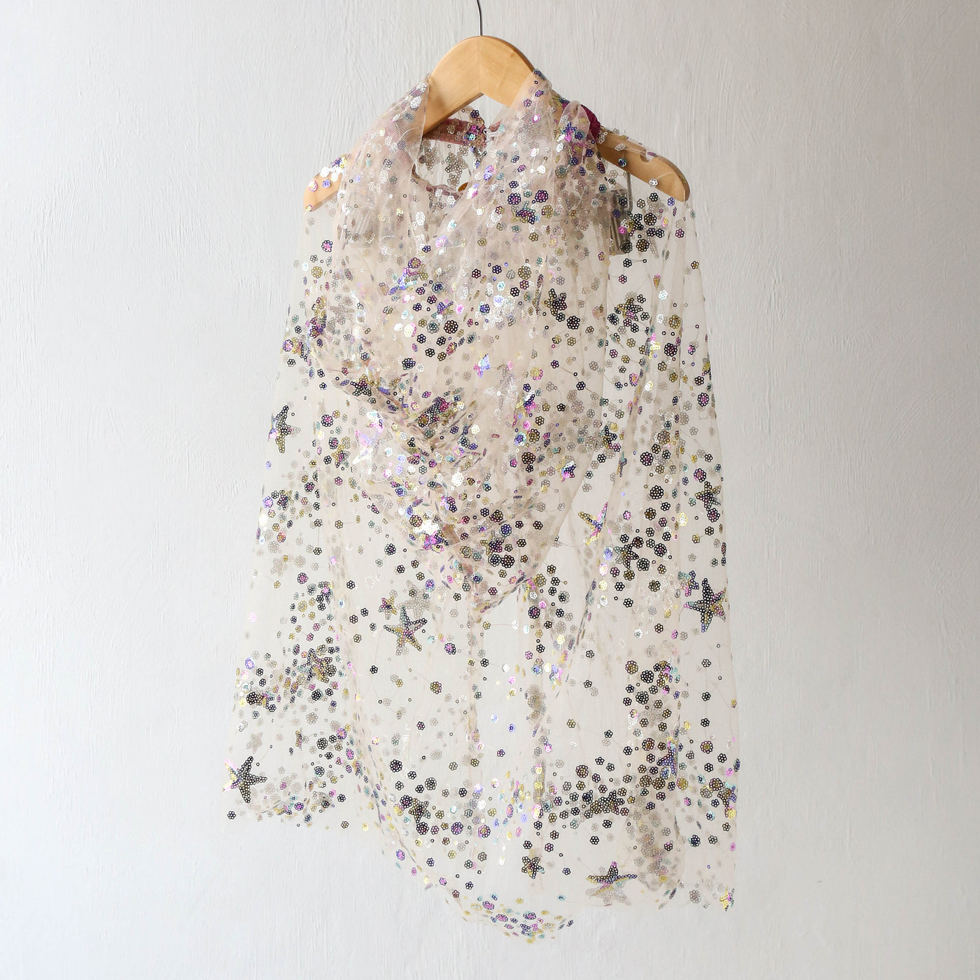 Multicolour Sequin Fairy Dress Up Cape