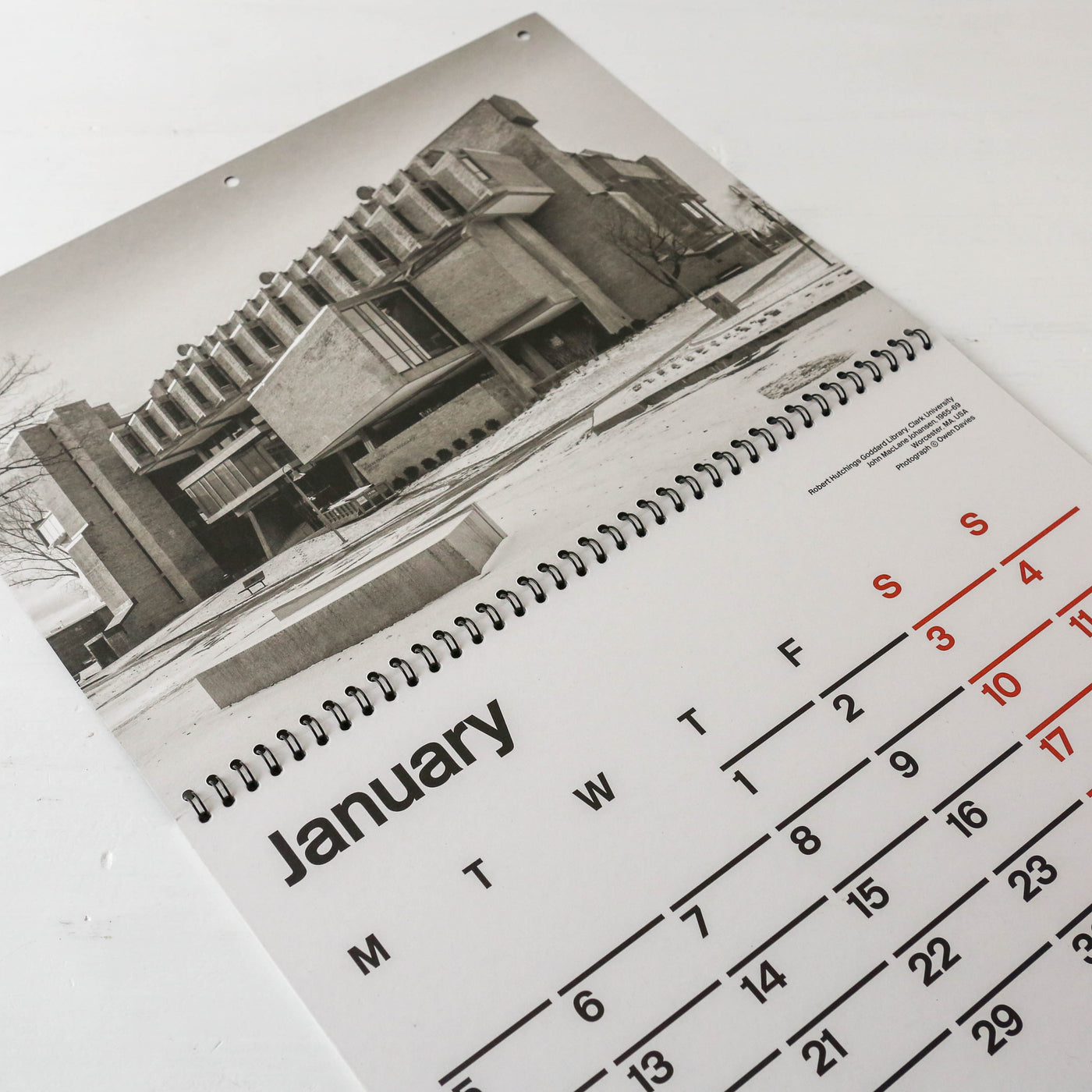 2026 Brutalist Calendar