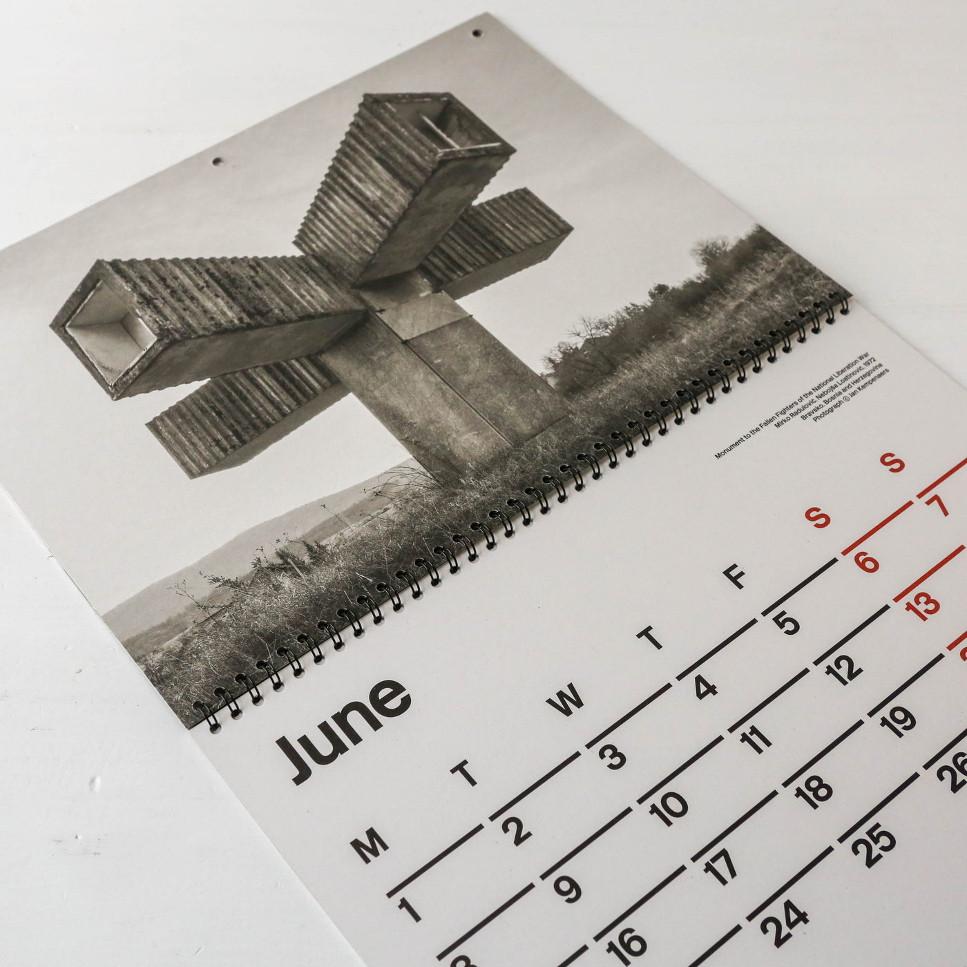 2026 Brutalist Calendar