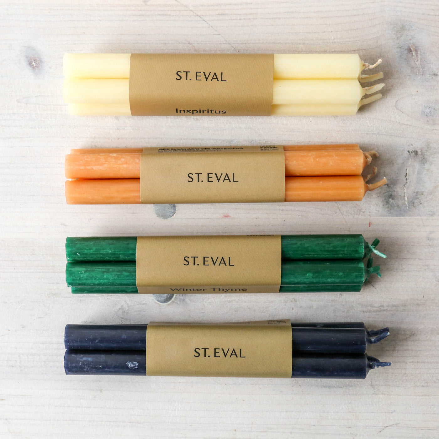 St. Eval Taper Candles - Pack of Four
