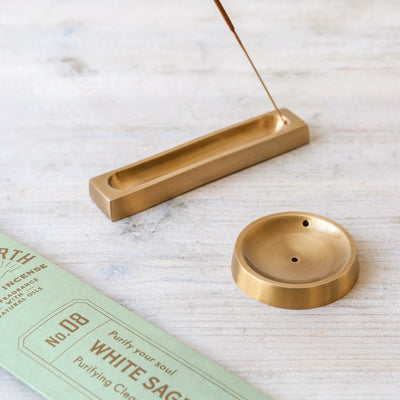 Brass Incense Stand - Rectangle